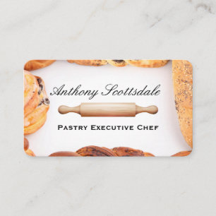 Baked Goods Rolling Pin Business Card