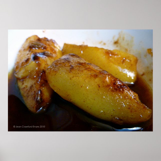 Baked pears poster (Front)