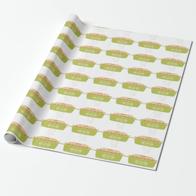 Baked Pie Wrapping Paper (Unrolled)