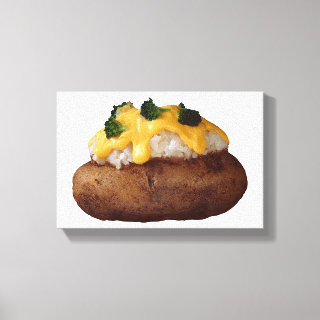 Baked Potato Canvas Print (Front)