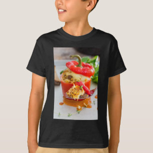 Baked stuffed peppers with meat sauce and cheese T-Shirt