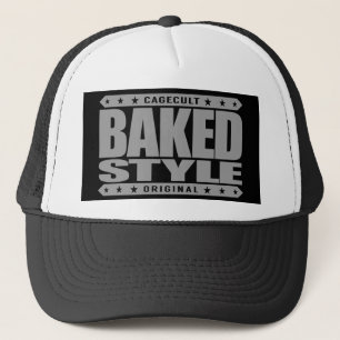 BAKED STYLE - The World of Green Smoke Serpents Trucker Hat