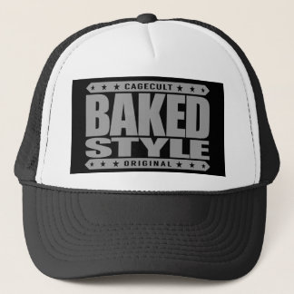 BAKED STYLE - The World of Green Smoke Serpents Trucker Hat