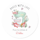 Baked with Love Cake Mixer watercolor 
