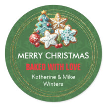Baked With Love Christmas Cookie