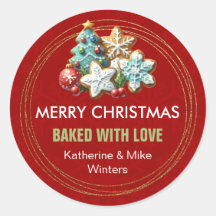 Baked With Love Christmas Cookie