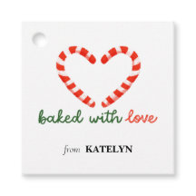 Baked with Love - Christmas Holiday Gift Tag