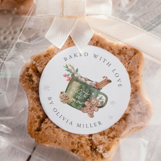 Baked With Love Christmas Hot Cocoa Sticker (Creator Uploaded)