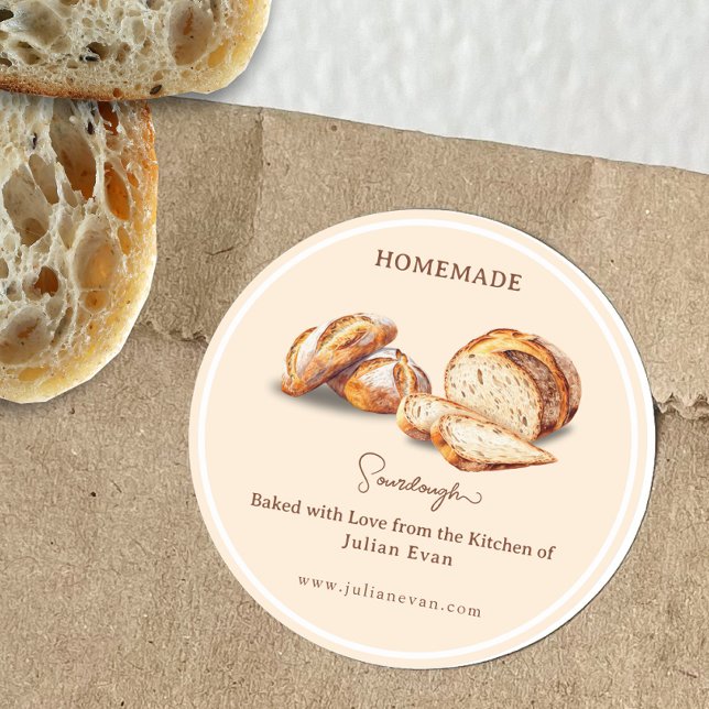Baked with Love Homemade Sourdough Sticker (Baked with Love Homemade Sourdough Sticker)