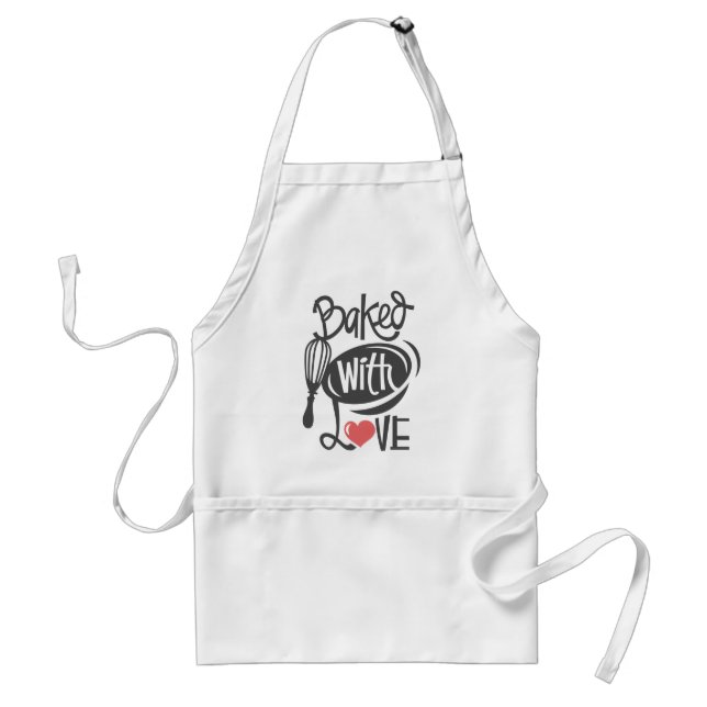 Baked with Love Standard Apron (Front)