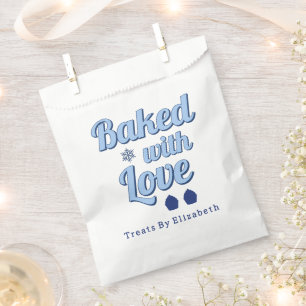 Baked With Love Winter Christmas Treats Favour Bags