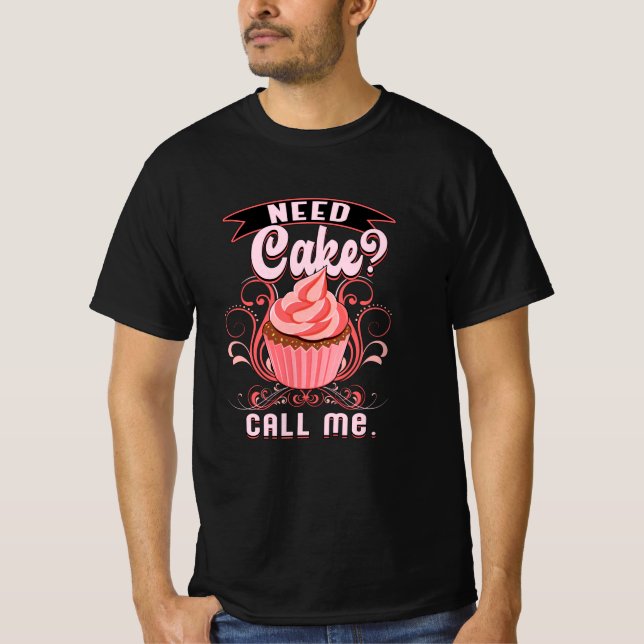 Baker Bakery Baking Bake Cake Bread Gift Idea T-Shirt (Front)