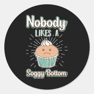 Baker Bakery Baking Cake Bread Bake Gift Idea Classic Round Sticker