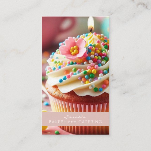Baker Bakery Business Cards (Front)