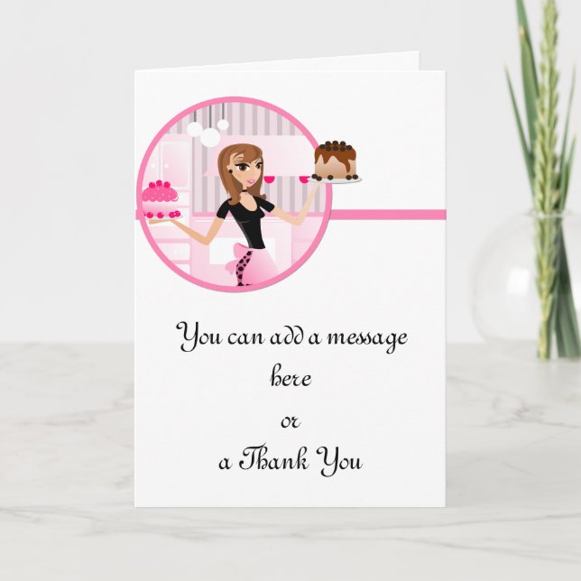 Baker/Bakery/Pastry Chef 3 Greeting Card (Front)