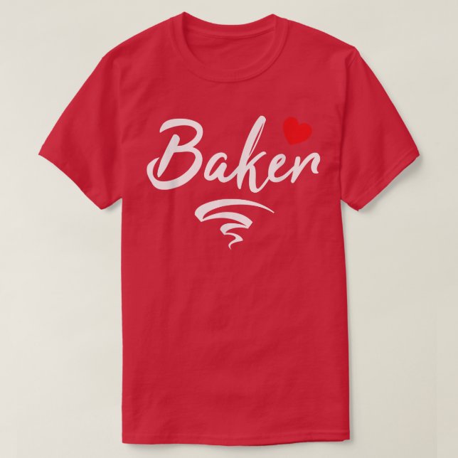 Baker  Baking Oven Lover Bakery Apprentice Master  T-Shirt (Design Front)