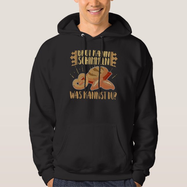 Baker Baking Sourdough Buns Baking Profession 12 Hoodie (Front)