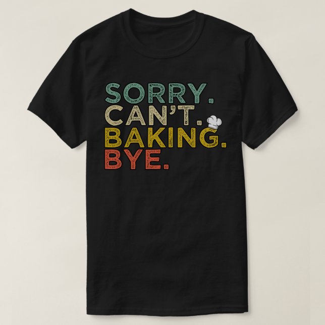 Baker Beaker Bake Born Chef Baking Pastry Dessert T-Shirt (Design Front)