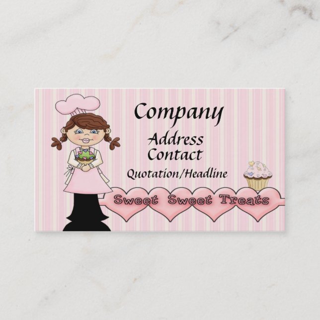 Baker business card (Front)