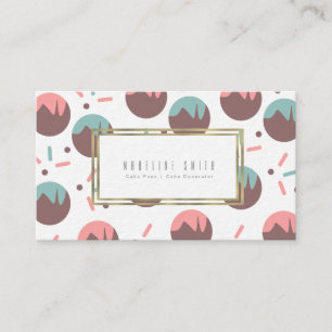 Baker Cake Pops Cake Decorator Business Card