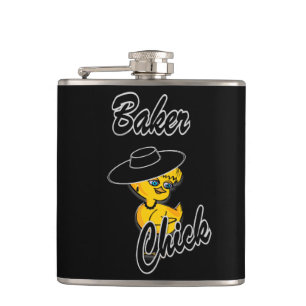 Baker Chick #4 Hip Flask