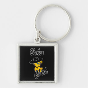 Baker Chick #4 Key Ring