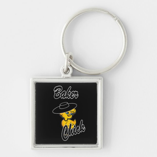 Baker Chick #4 Key Ring (Front)