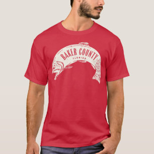 Baker County Florida Fish Tan T-Shirt