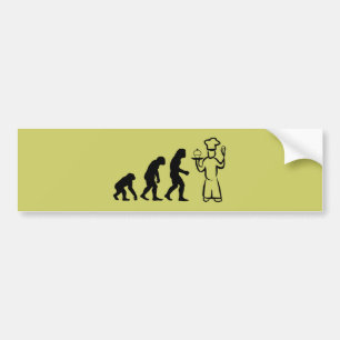 Baker Evolution Bumper Sticker