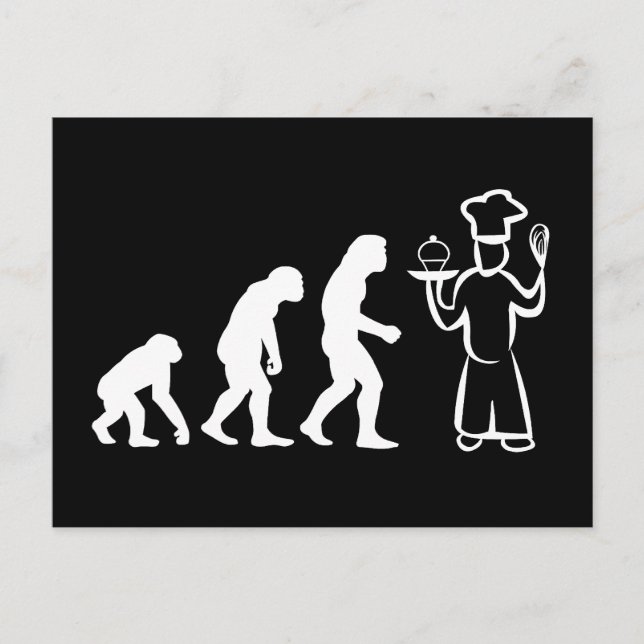 Baker Evolution Postcard (Front)