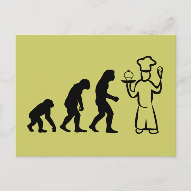 Baker Evolution Postcard (Front)