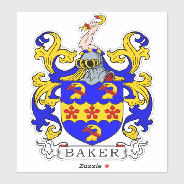 Baker Family Crest (Sheet)