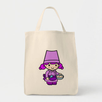 Baker girl 2 tote bag