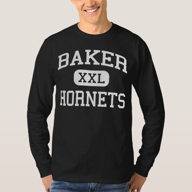 Baker - Hornets - High School - Mobile Alabama T-Shirt (Front)