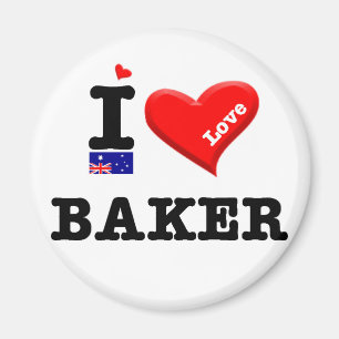 BAKER - I Love Magnet