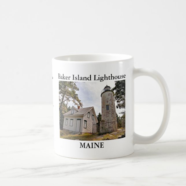 Baker Island Lighthouse, Maine Mug (Right)