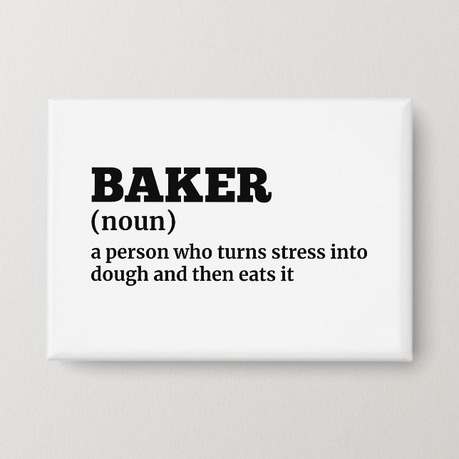 Baker Job Title Definition (Front)