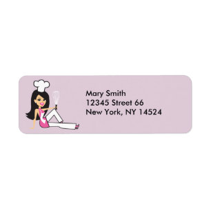 Baker Lady Return Labels