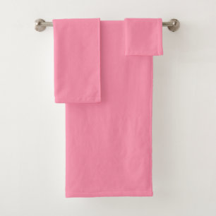 Baker-Miller pink (solid colour)  Bath Towel Set