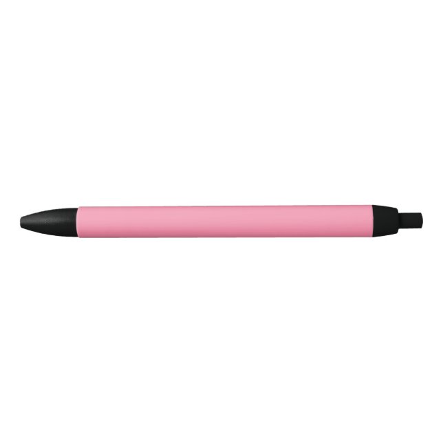 Baker-Miller pink (solid colour) Black Ink Pen (Front)