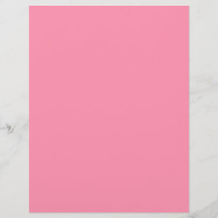Baker-Miller pink (solid colour)  Custom Letterhead