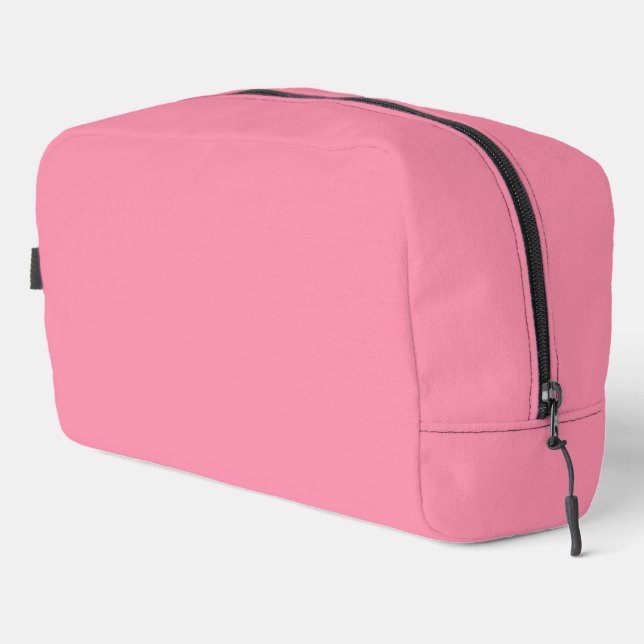 Baker-Miller Pink Solid Colour Dopp Kit (Right Corner)