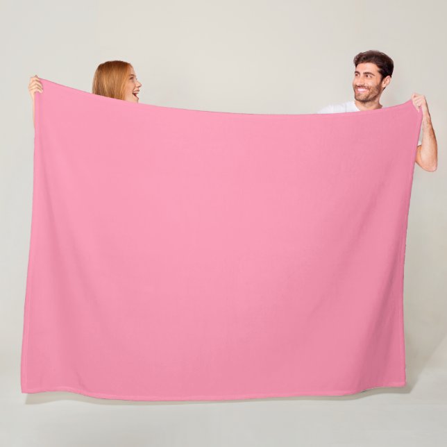 Baker-Miller pink (solid colour) Fleece Blanket (In Situ)