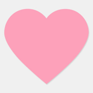 Baker-Miller pink (solid colour)  Heart Sticker