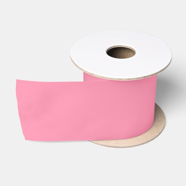 Baker-Miller pink (solid colour)  Satin Ribbon (Spool)