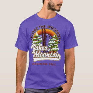 Baker Mountain Washington state ski T-Shirt