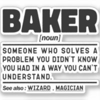 Baker Noun Definition Pastry Chef Baking Lover