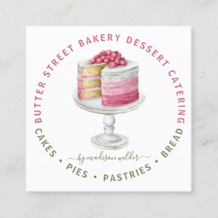 Baker Pastry Chef Business Card