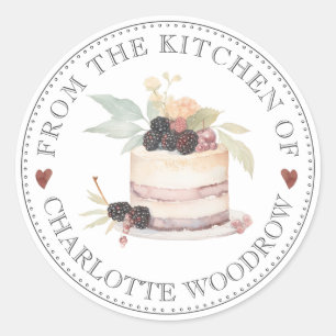 Baker Pastry Chef Tools Food Label Sticker