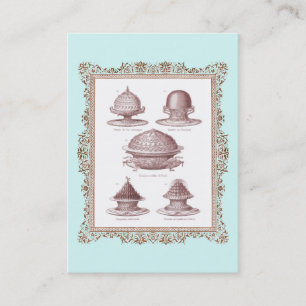 Baker, Pastry Chef's Vintage Style Business Card